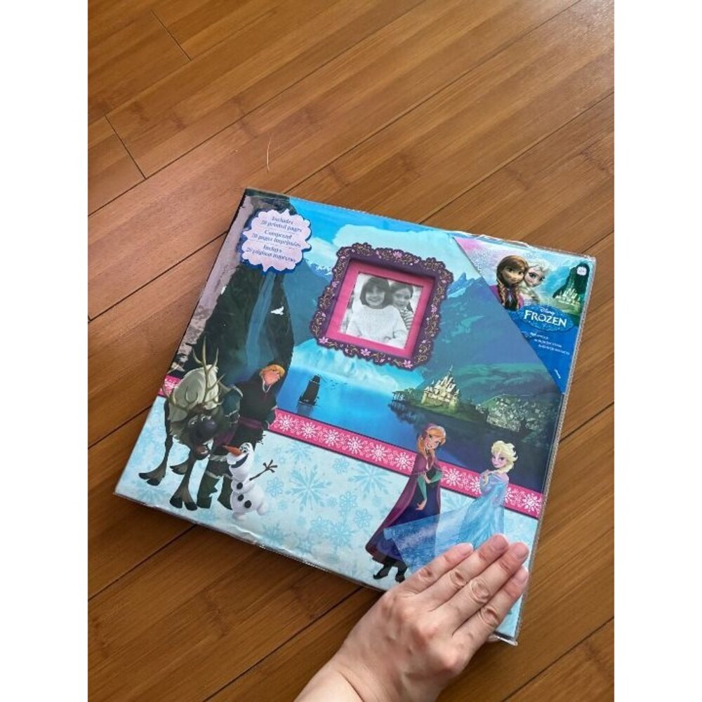 New Disney Frozen 12x12 Scrapbook Album Memory Photo Book, 20 Sht Paper Elsa Ana